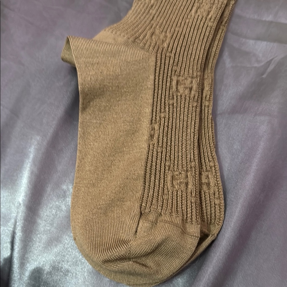 Gucci Beige Ribbed Socks - Picture 3 of 4